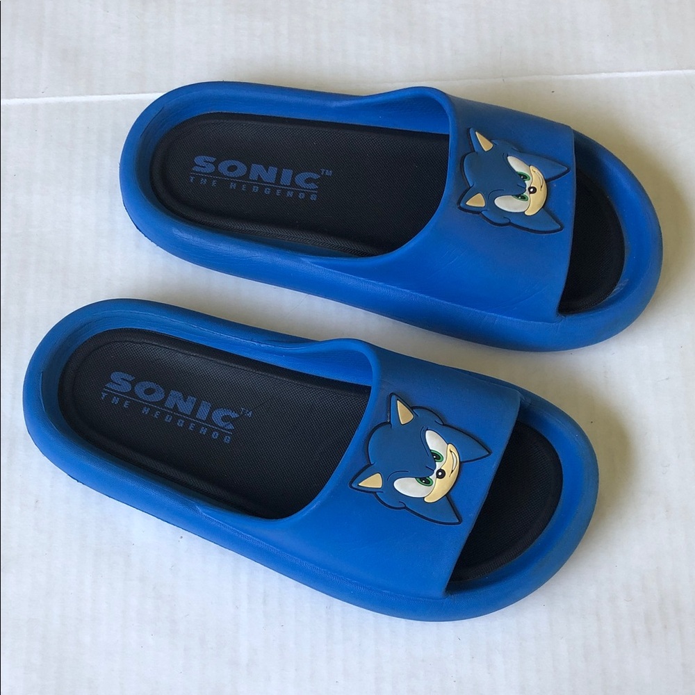 Sonic the Hedgehog Boys Comfort Sandals by Ground Up Boys size 2/3